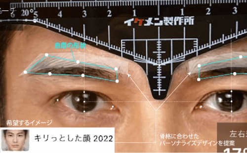 骨格に合わせたパーソナライズデザインを提示。
