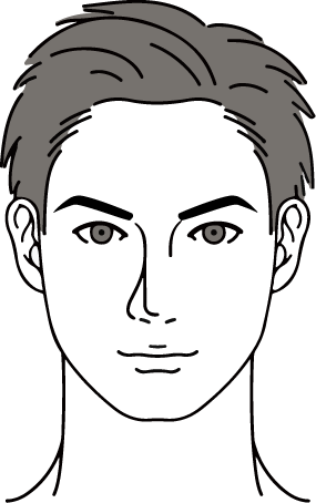 眉イラスト(顔)ホスト